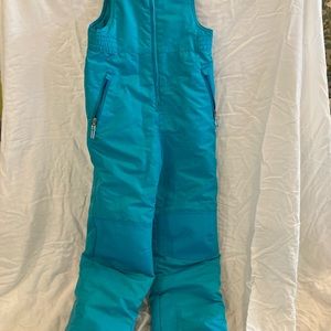 C9 girls snow bib in teal. Size 10-12